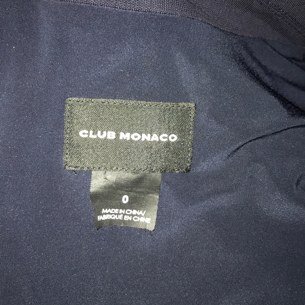 Club Monaco Navy Slouchy Blazer/ Cardigan - Picture 5 of 6